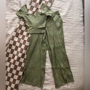 Princess Polly Green Matching Lounge Set